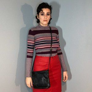 Cole Haan Black Leather Crossbody